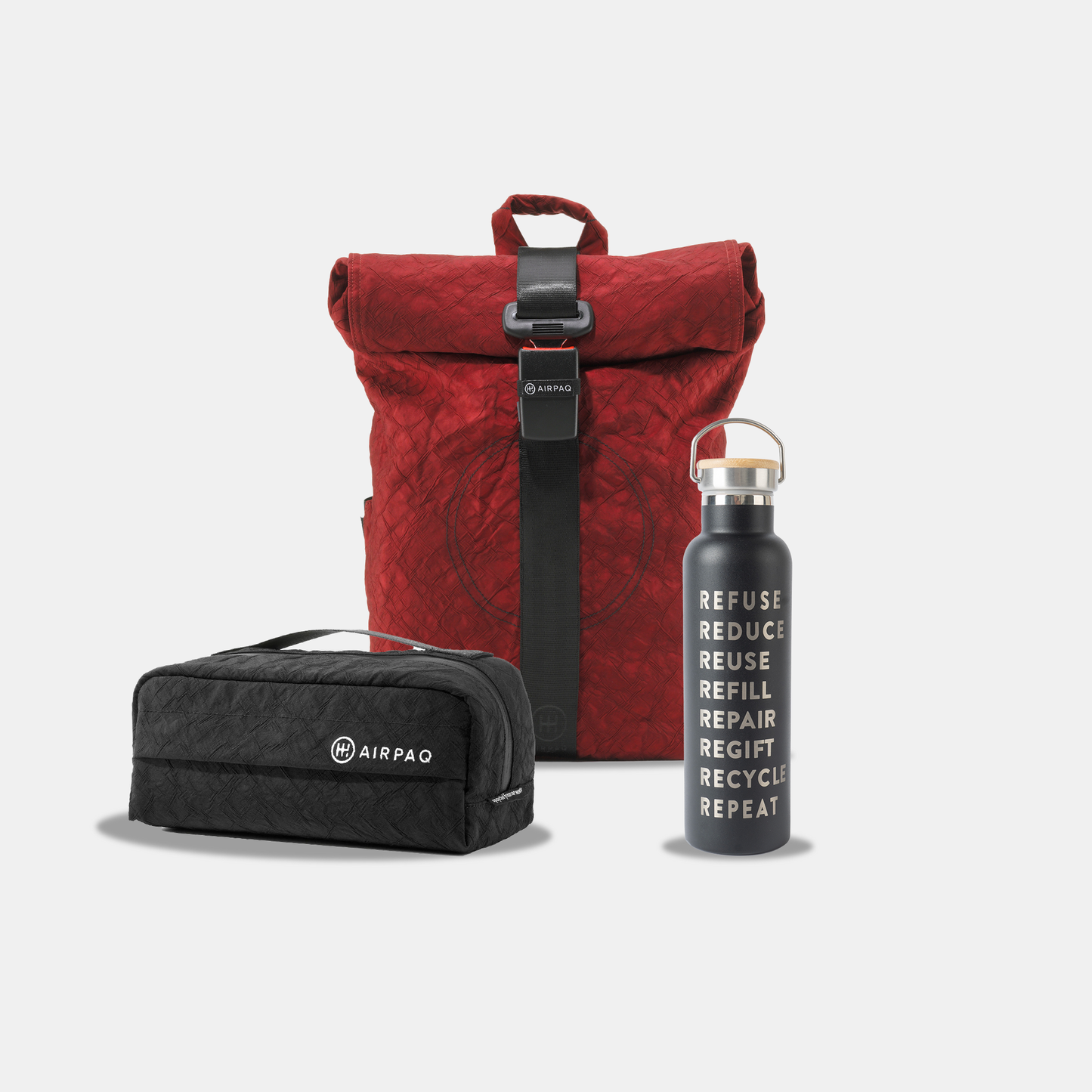 Rolltop Bundle + Flasche + Organizer