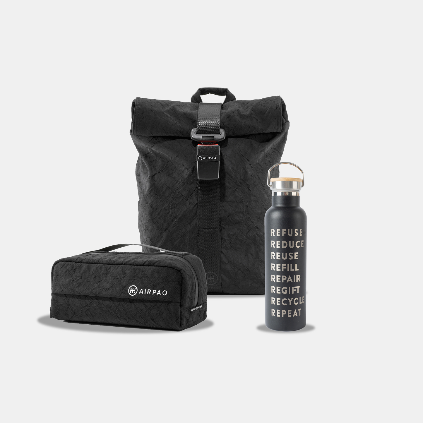 Rolltop Bundle + Flasche + Organizer