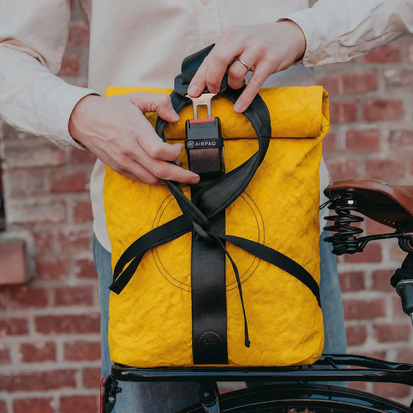 Rolltop BIQ + Fahrradhaken