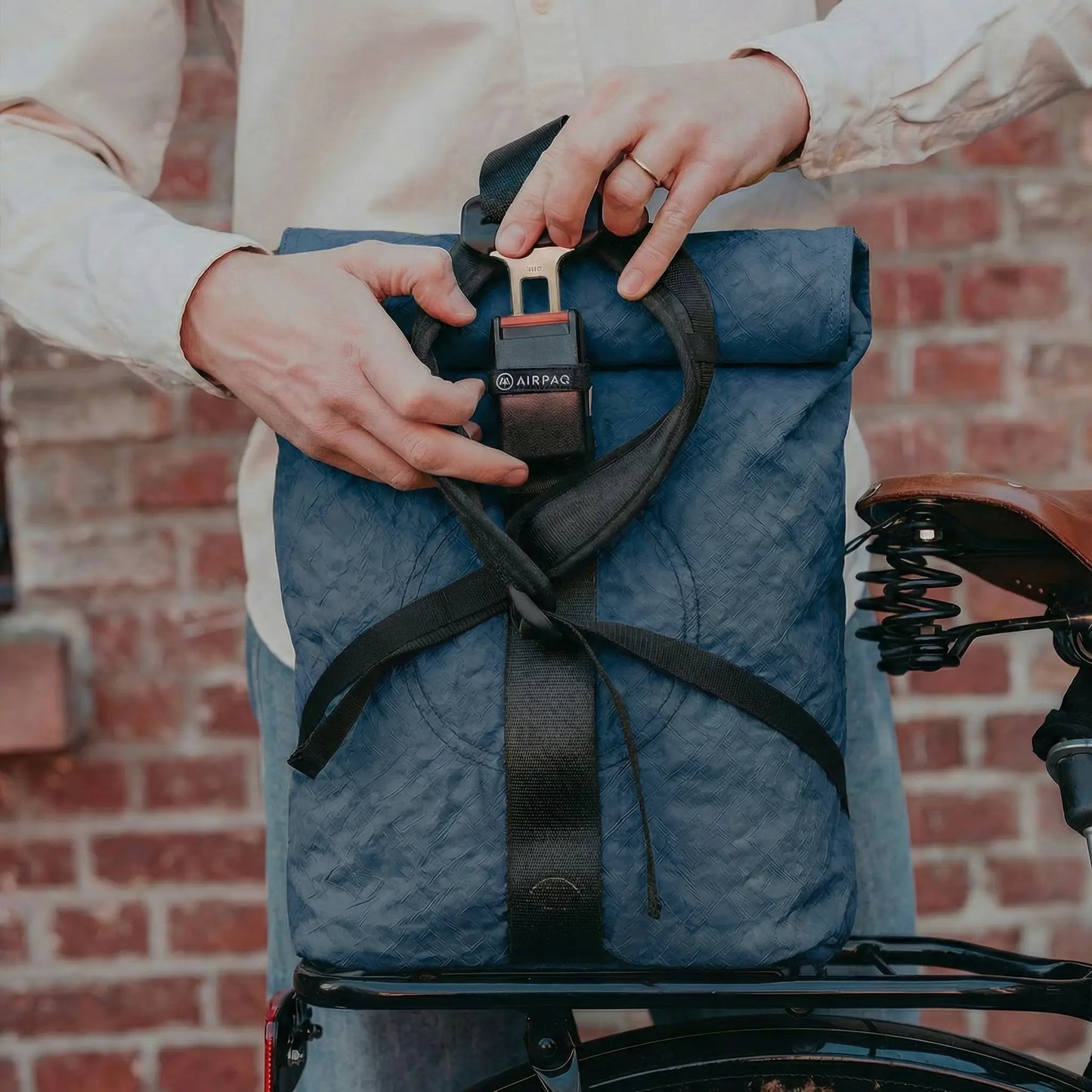 Rolltop BIQ + Fahrradhaken