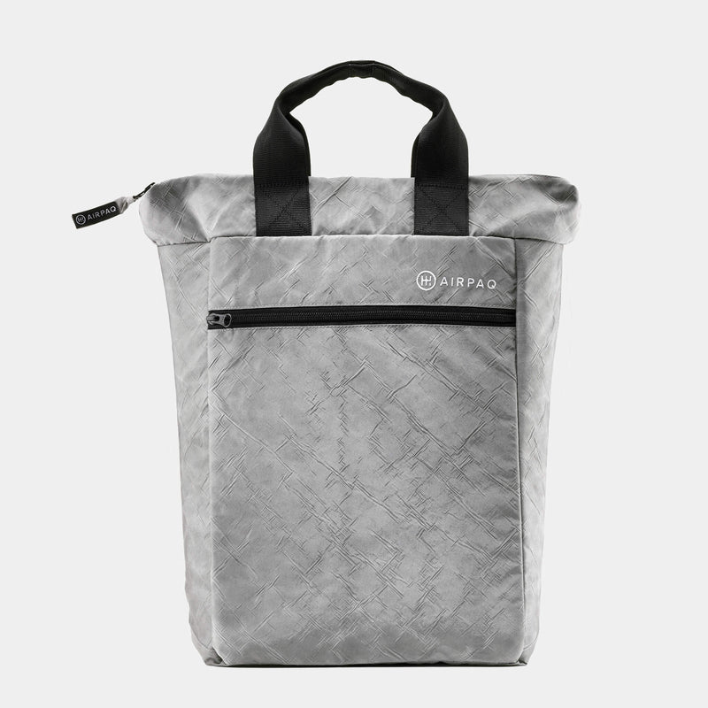 Nachhaltiger Rucksack recycled aus Airbags in grau