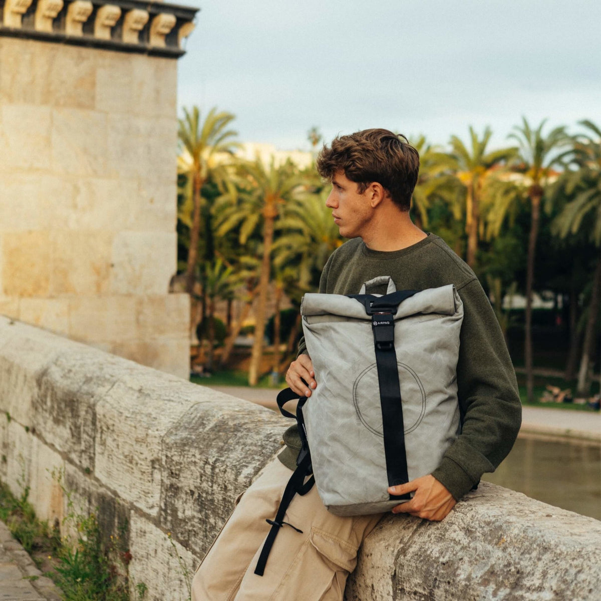 Rucksack Rolltop BIQ - Airpaq UG__Grau